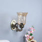 ELIANTE Antique Gold Aluminium Base Transparent Glass Shade Wall Light - 8654-1W - Bulb Included