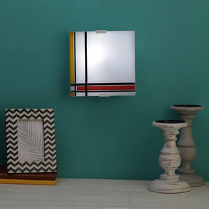 Metal Wall Mount Flush Light (White) | 87508 | Included Bulb | Eliante by Jainsons Lights