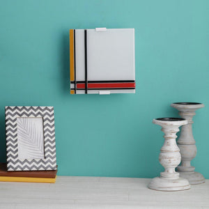 Metal Wall Mount Flush Light (White) | 87508 | Included Bulb | Eliante by Jainsons Lights