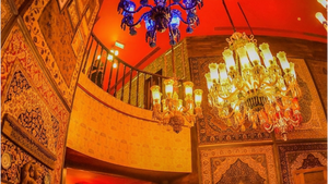 Royal Vintage Glass & Crystal Chandelier for Luxury Interior Projects