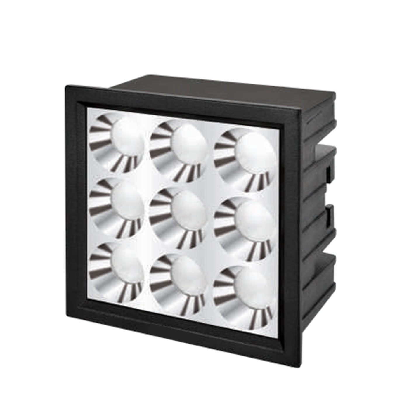 9 Led Square Chrome Round Reflector Linea 20 Linear Laser Spot Light 1