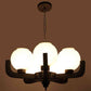 Orlux Brown Wood Chandelier  | E27 holder | Included Bulb | Eliante by Jainsons Lights