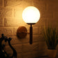 Marrón Wood+Brwon Wood Wall Light - 907-1W-CFL-HALO - Included Bulbs