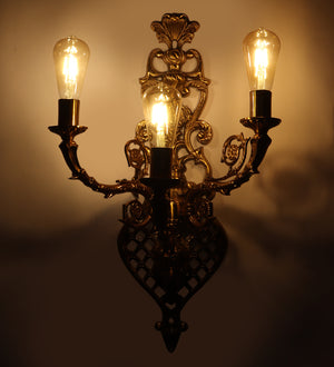 Eliante by Jainsons Lights-Double Wall Light-9150-3LP-E27 holder