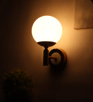 Eliante by Jainsons Lights-Glass Ball Wall Lights-9158-1W-E27 holder