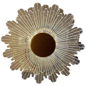 ELIANTE by Jainson Lights | Metal Gold Base Wall Light | Clear Acrylic Shade | Inbult Led - 3in1 - Warm/Neutral/White | CC-20509