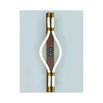 Eliante Curved LED Wall Light – Frosted & White Acrylic, Wood