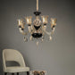 Modern Chandelier Luxury Black and Gold Chandelier