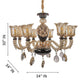 Modern Chandelier Luxury Black and Gold Chandelier