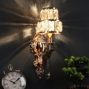 Golden Metal Wall Light - A-5041-1W - Included Bulb