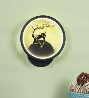 Novaia Black Iron Wall Light  | Inbuilt LED |  | Eliante by Jainsons Lights