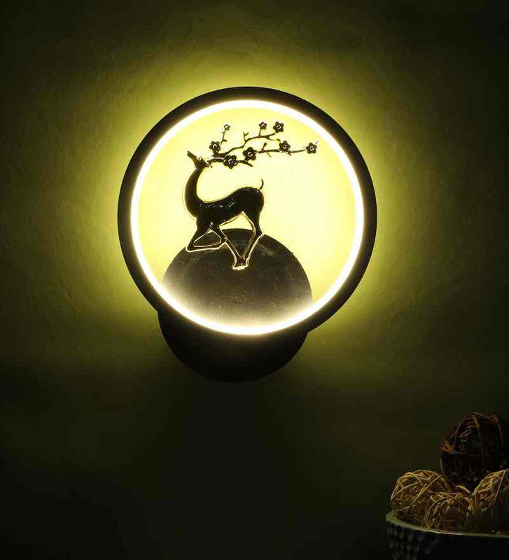 Novaia Black Iron Wall Light  | Inbuilt LED |  | Eliante by Jainsons Lights