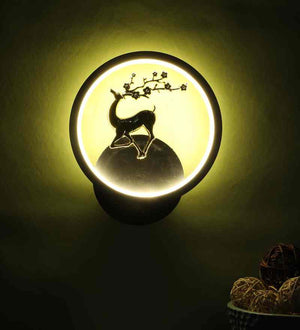Novaia Black Iron Wall Light  | Inbuilt LED |  | Eliante by Jainsons Lights