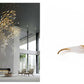 AIRY Hand-Blown Glass Feather Suspension Collection - lifestyle