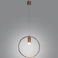 ELIANTE Rose Gold Iron Hanging Light - ALBELLA CRYSTAL-7W-COB