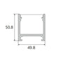 JS-JAS JSAS-Linea 5050 Trim Recessed Alluminium Profile For Strips 084-JAS-R5050
