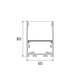 JS-JAS JSAS-Linea 6080 Surface Alluminium Profile For Strips 024-JAS-S6080