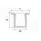 JS-JAS JSAS-Eco-08x09 Rm Recessed Alluminium Profile For Strips 190-JASE-R0809