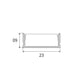 JS-JAS JSAS-Eco-23x09 Surface Alluminium Profile For Strips 196-JASE-S2309