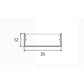 JS-JAS JSAS-Eco-35x12 Surface Alluminium Profile For Strips 198-JASE-S3512