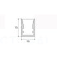 JS-JAS JSAS-Mirco Sm1013 Surface Alluminium Profile For Strips 008-JAS-S1013
