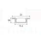 JS-JAS JSAS-Basic LP 01-04 Recessed Alluminium Profile For Strips 073-JAS-R1606