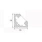 JS-JAS JSAS-Basic LP 02-01 Corner Alluminium Profile For Strips 029-JAS-S1919