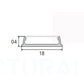 JS-JAS JSAS-Bend 1806 Surface Bendable Alluminium Profile For Strips 040-JAS-S1806