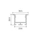 JS-JAS JSAS-Eco 2520 Trim Recessed Alluminium Profile For Strips 077-JAS-R2520