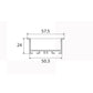 JS-JAS JSAS-Eco 5020 Trim Recessed Alluminium Profile For Strips 082-JAS-R5024