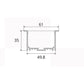 JS-JAS JSAS-Eco 5035 Trim Recessed Alluminium Profile For Strips 083-JAS-R5035