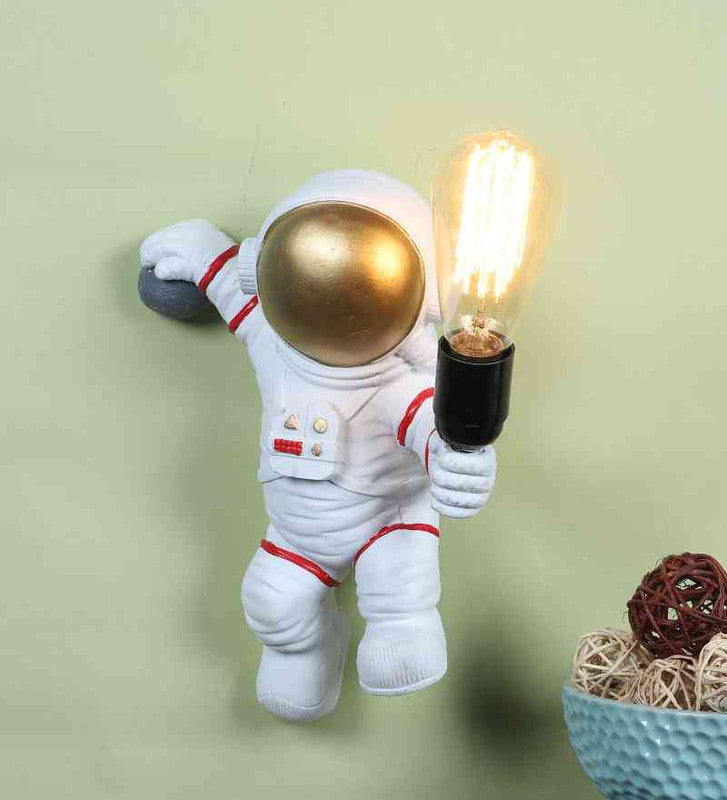 Elara White Ceramic Wall Light  | E27 holder | Included Bulb | Eliante by Jainsons Lights