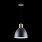 JS-SBL AT-09-011 Matt Rosegold & Black Metal Hanging Lights