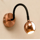 JS-DIV LUNA Spot Light Curved Gooseneck Reading Wall Light