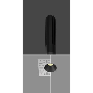 JS-TRL Asteroid-T 7w Round Fixed Norrow Dia Sleek Cob Downlights