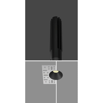 JS-TRL Asteroid-T 7w Round Fixed Norrow Dia Sleek Cob Downlights