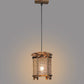 B-088-1Lp Eliante Brown Wooden Hangings  - Without Bulb