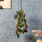 B-Flowar-1Lp Eliante Brown Wooden Hangings  - Without Bulb