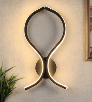 Eliante by Jainsons Lights | Black Iron Wall Light | BEAUTY-QUEEN