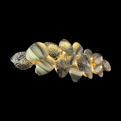 JS-SBL BL-01-001 Matt Gold & Shiny Gold Artistic Wall Lights