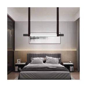 JS-SBL BL-09-024 Black Double Height Chandeliers