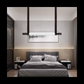 JS-SBL BL-09-024 Black Double Height Chandeliers