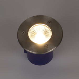 Grey Metal GROUND BURIAL - BL-7W-WW-COB-501 - Included Bulb