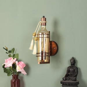 Copper Metal Wall Light - BOTTAL-WALL - Included Bulb