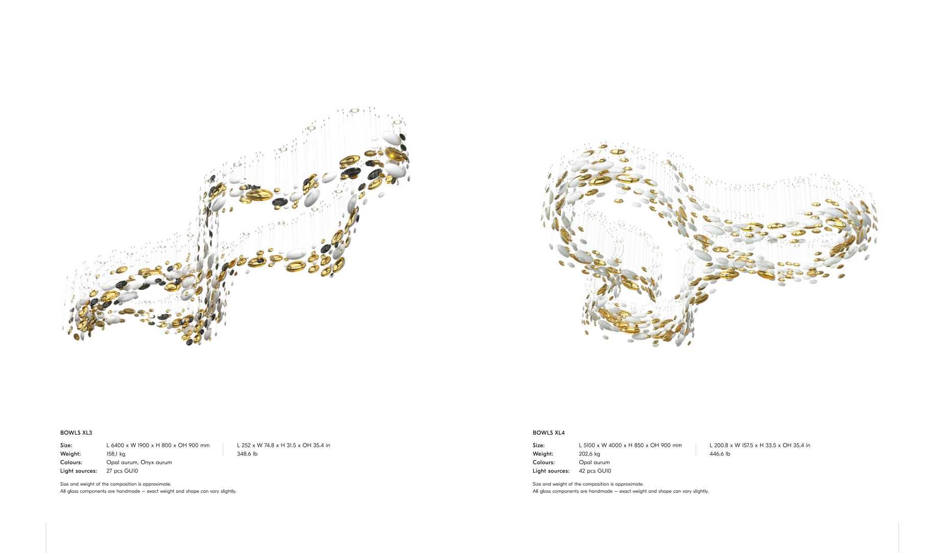 BOWLS Suspension Collection - XL3 and XL4 compositions