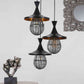 Shinova Black Iron Hanging Light  | E27 holder | Included Bulb | Eliante by Jainsons Lights
