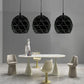 JSPHILO-Black 4-215-3xE27 Modern hanging Light