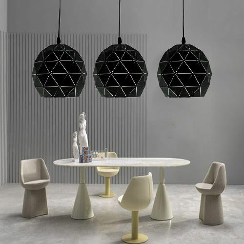 JSPHILO-Black 4-215-3xE27 Modern hanging Light