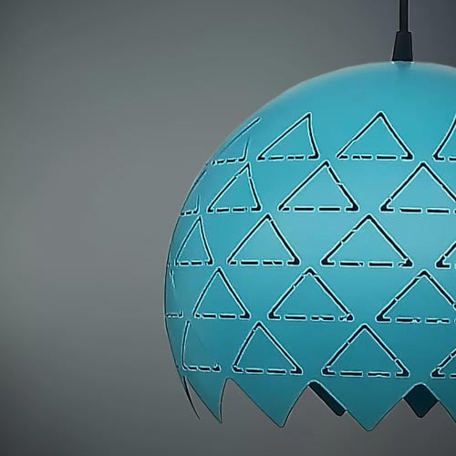 JSPHILO-Blue 4-264-1xE27 Modern hanging Light