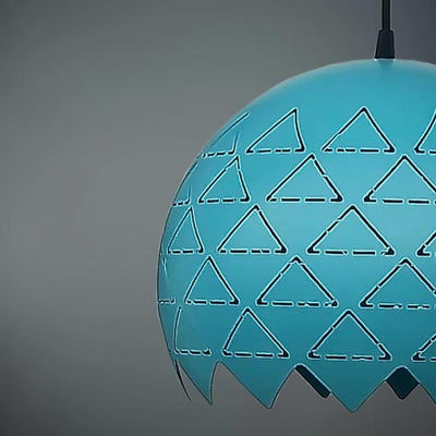 JSPHILO-Blue 4-264-1xE27 Modern hanging Light